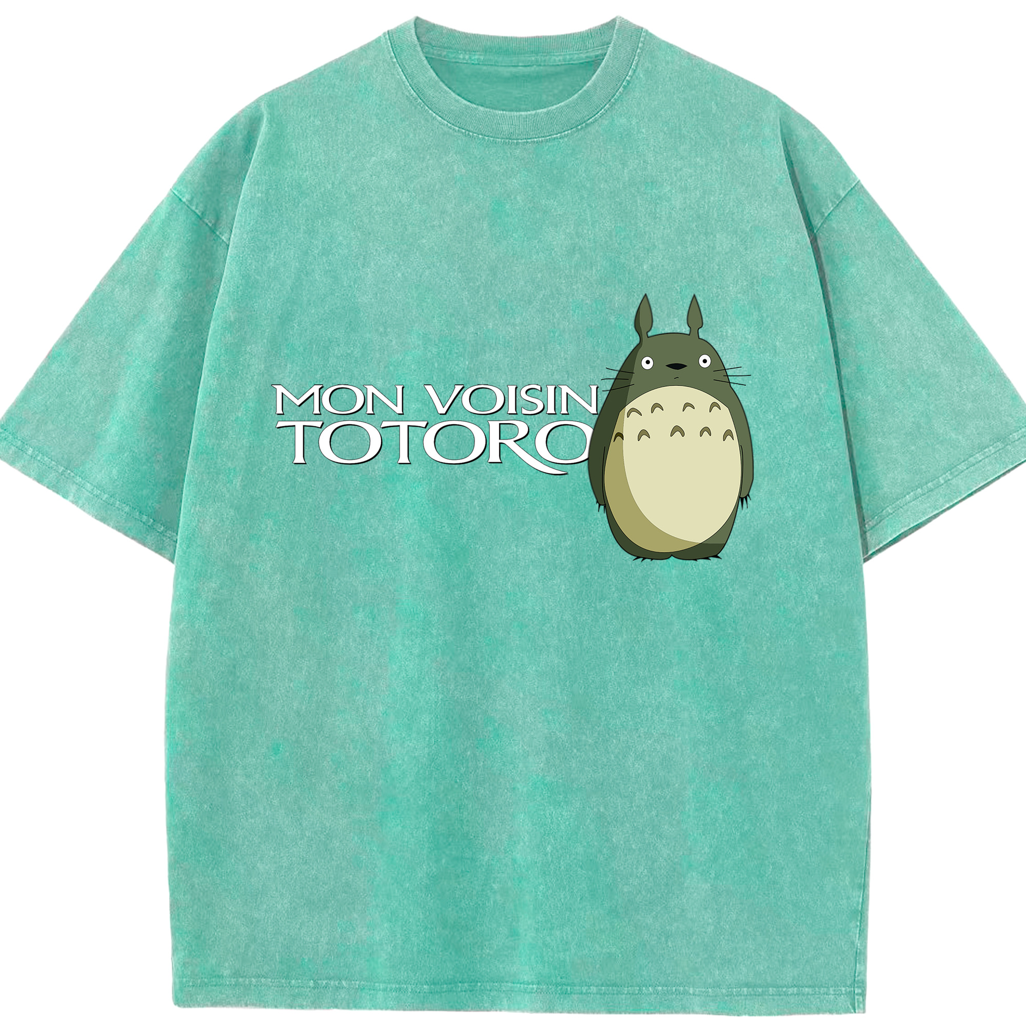 （画像用） となりのトトロ 草壁メイ 草壁サツキ My Neighbor Totoro Satsuki Kusakabe Mei Kusakabe 綿100% ヴィンテージ風 半袖Tシャツ（フロントプリント）